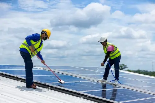 solar panel cleaning service